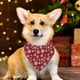 thumbnail image 3 of Navidad Mascota Triángulo Bufanda Perro Bandana Perro Accesorios Collar, en 4 tamaños Zhivalor CPB-SSW505-1, 3 of 5