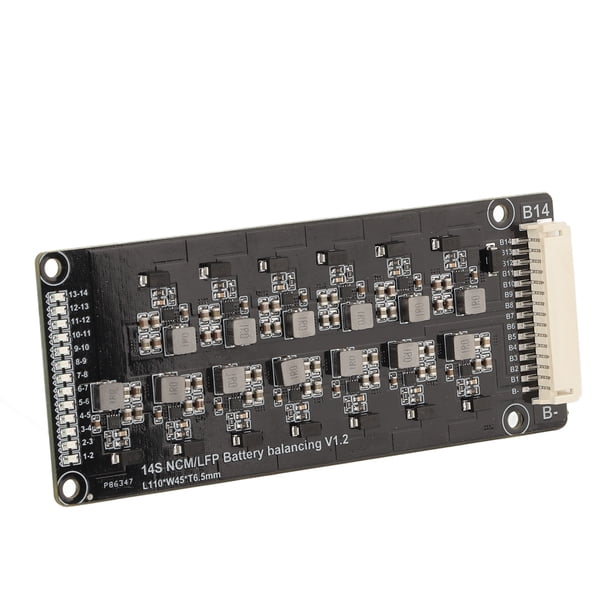 Placa De Transferencia De Energía De Batería De Litio, Bajo Consumo De Energía Estática 1.2A Ecualizador Activo PCB Automático Eficiente De 14 Cuerdas Inductivo Para Circuito
