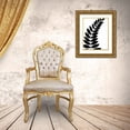 thumbnail image 3 of Zarris, Chariklia 15x18 Gold Ornate Wood Framed with Double Matting Museum Art Print Titled - Leaf Silhouette I, 3 of 4