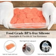 thumbnail image 2 of 6PCS Rectangle Silicone Lids for Food Storage, Reusable BPA-free Silicone Stretch Lids in 6 Different Sizes to Fit Most Square, 2 of 4