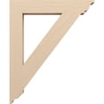 thumbnail image 3 of Ekena Millwork 5 1/2"W x 36"D x 44"H Traditional Traditional Rough Cedar Woodgrain TimberThane Bracket, Primed Tan, 3 of 6