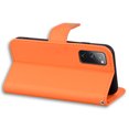 thumbnail image 4 of Allytech Galaxy S20 FE Case, Galaxy S20FE Wallet Case, Cute Animal Embossed Flip Folio Stand Cards Holder Magnetic Clasp Wallet Case Cover for Samsung Galaxy S20 FE - Orange, 4 of 9