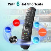Replacement Voice Magic for LG-TV-Remote Control, for Magic Remote MR21 MR22 MR23 MR24GA with Voice Recognition and Pointer Function, Including UHD OLED QLED NanoCell 4K 8K Series, 2019~2024 Model