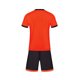 thumbnail image 5 of Conjuntos de blusas y camisas de manga corta con cuello en V. Conjunto de traje de fútbol de color sólido para niños para juegos deportivos universitarios, partidos de rendimiento, uniformes de entren, 5 of 5