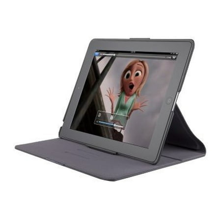 Speck FitFolio Cover - Case for tablet - polyurethane, polycarbonate - gray