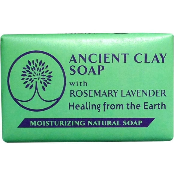 Jabón de arcilla Romero Lavanda Zion Health Barra de 6 oz