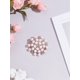 thumbnail image 1 of 1 broche de aleación con diamantes de imitación en forma de flor para decorar ropa, vestidos y abrigos., 1 of 3