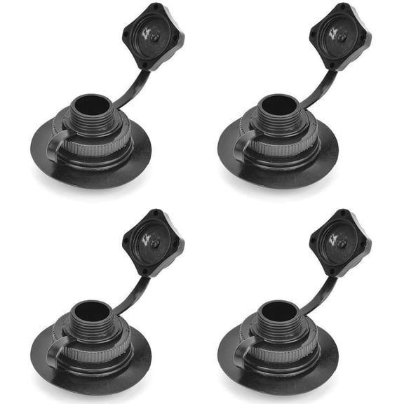 4pcs Inflatable Valves Leak-Proof Replacement Sealed Air Vent Plugs for Kayaks Pools Accessories