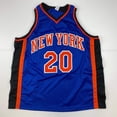 thumbnail image 4 of Autographed/Signed Allan Houston New York Blue Basketball Jersey PSA/DNA COA, 4 of 4
