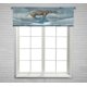 thumbnail image 1 of ABPHQTO Elefante Surrealista Mar Medio Ventana Cortina Valance Rod Pocke 45x130 cm, 1 of 1