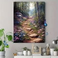 thumbnail image 4 of Qisvanset 12x16 Inch Framed Canvas Wall Art Enchanted Flower Forest Mystical Dreamy Nature Home Wall Decor, 4 of 8