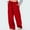 Red, variant on CLOISE Womens Wide Leg Sweatpants Baggy Straight Leg Sweatpants Comfort Petite High Waisted Open Bottom Trousers Black Workout Elastic Waist Drawstring Solid Sweatpants with Pockets Classic Pants