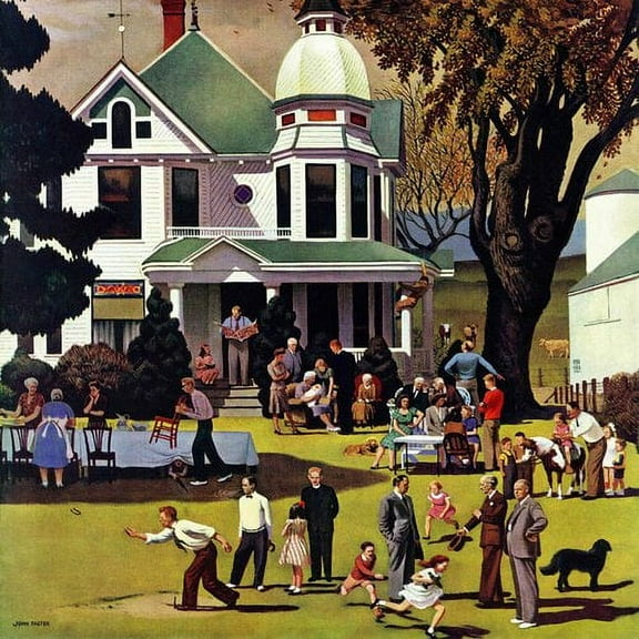 Marmont Hill "Family Reunion" by John Falter Painting Print on Canvas