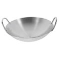 thumbnail image 4 of OUNONA Premium Stainless Steel Frying Pan with Handles Heat Retaining Kitchen Supply, 4 of 8
