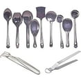 thumbnail image 1 of iKonbi Set of 11 Kitchen Serving Tools - Long Vegetable Cooking Pan, Biryani Spoon, Deep Float, Wide Rainbow, Palta, Zara, Small Spoodle, Rice Punja, Big Spoodle,Pakkad and Chimta., 1 of 4