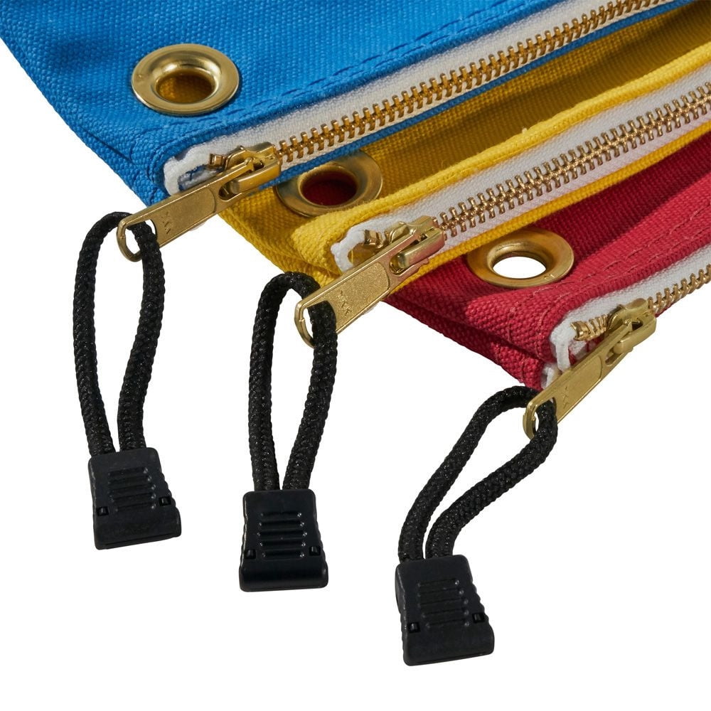 Klein Tools 5539CPAK - 3-Pc 10" Zipper Pouch Set