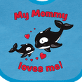 thumbnail image 4 of Inktastic My Mommy Loves Me Orca Baby Boys or Girls Baby Bib, 4 of 4