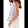thumbnail image 3 of Blusas Casuales Sin Mangas para Mujer, Blusas de Trabajo Fruncidas, Ajustadas, Camisas de Moda 2025 Azul L, 3 of 8