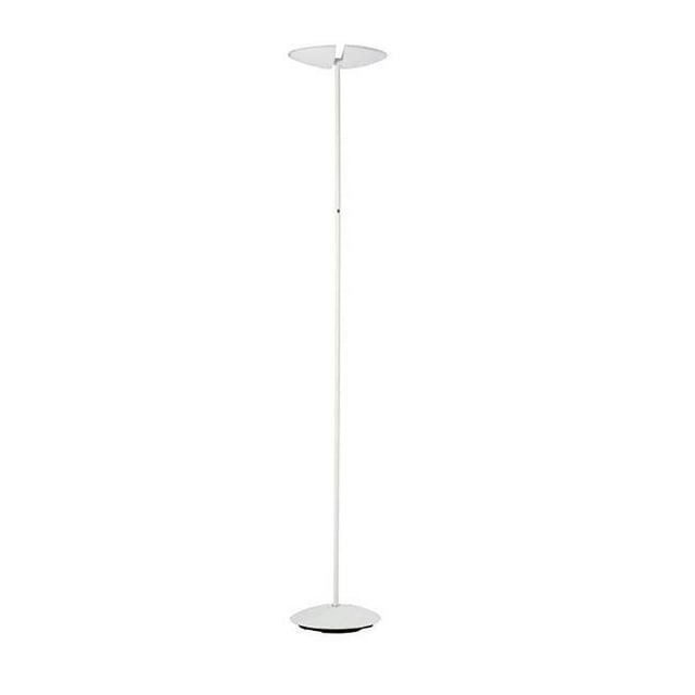 Ore International KTL-7932ESWH Lampadaire Double LED Satiné Blanc Vega 72 Po