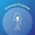 thumbnail image 2 of Great Value A19 LED Light Bulbs, 60 Watts Eqv, Soft White, General Purpose, 9yr, Medium Base, 24 pack, 2 of 6