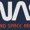 Navy, variant on Officially Licensed Nasa Retro Stripes Logo Men's T-shirt
