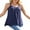 Purple, variant on Casual Summer Lace V Neck Camisole Tops for Women Built in Bra Sleeveless Tops S-3XL