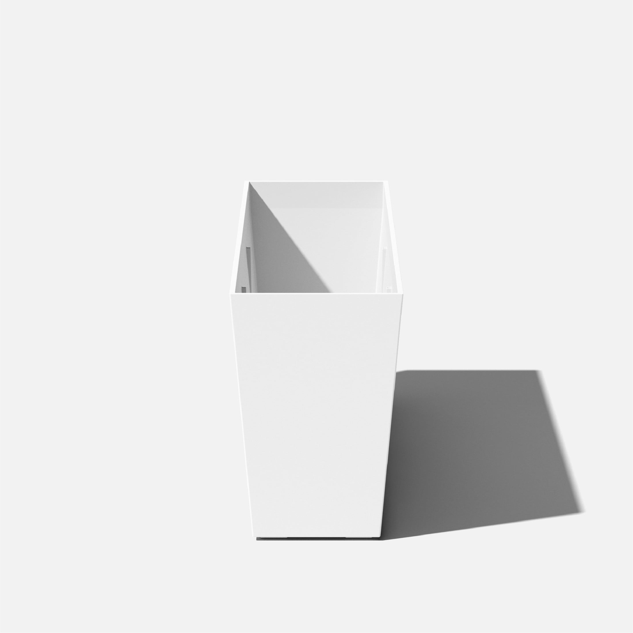 Veradek Pure Series Midori 39" Plastic Planter - White