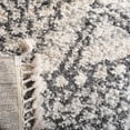 thumbnail image 4 of SAFAVIEH Melrose Coleman Overdyed Geometric Shag Area Rug, Ivory/Grey, 4' x 6', 4 of 7