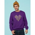 thumbnail image 2 of I Love You Baby Heart Sweatshirt Men -Image by Shutterstock, Male 4X-Large, 2 of 4