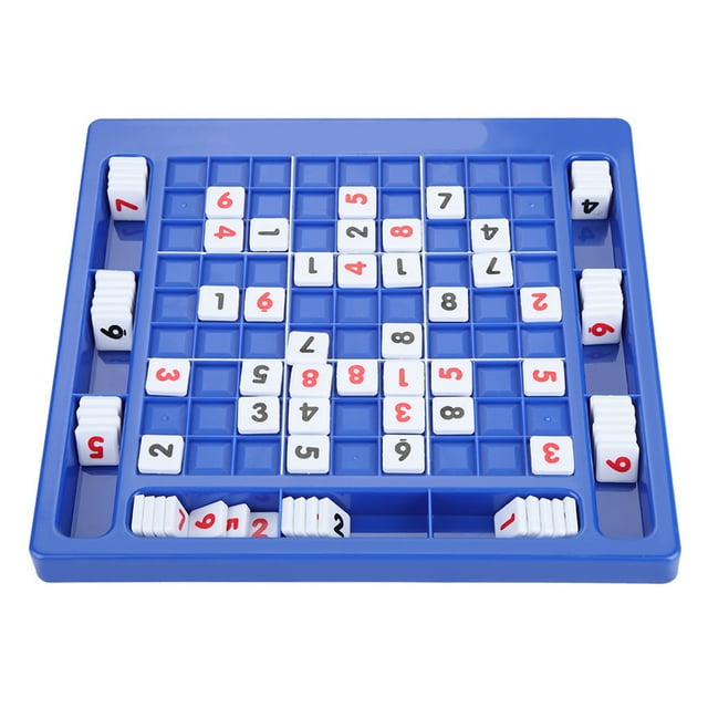 Sudoku Puzzle Toy, Blue Practical Universal Design Effective Sudoku Number Game, Boy For Friends Girl Adults Children