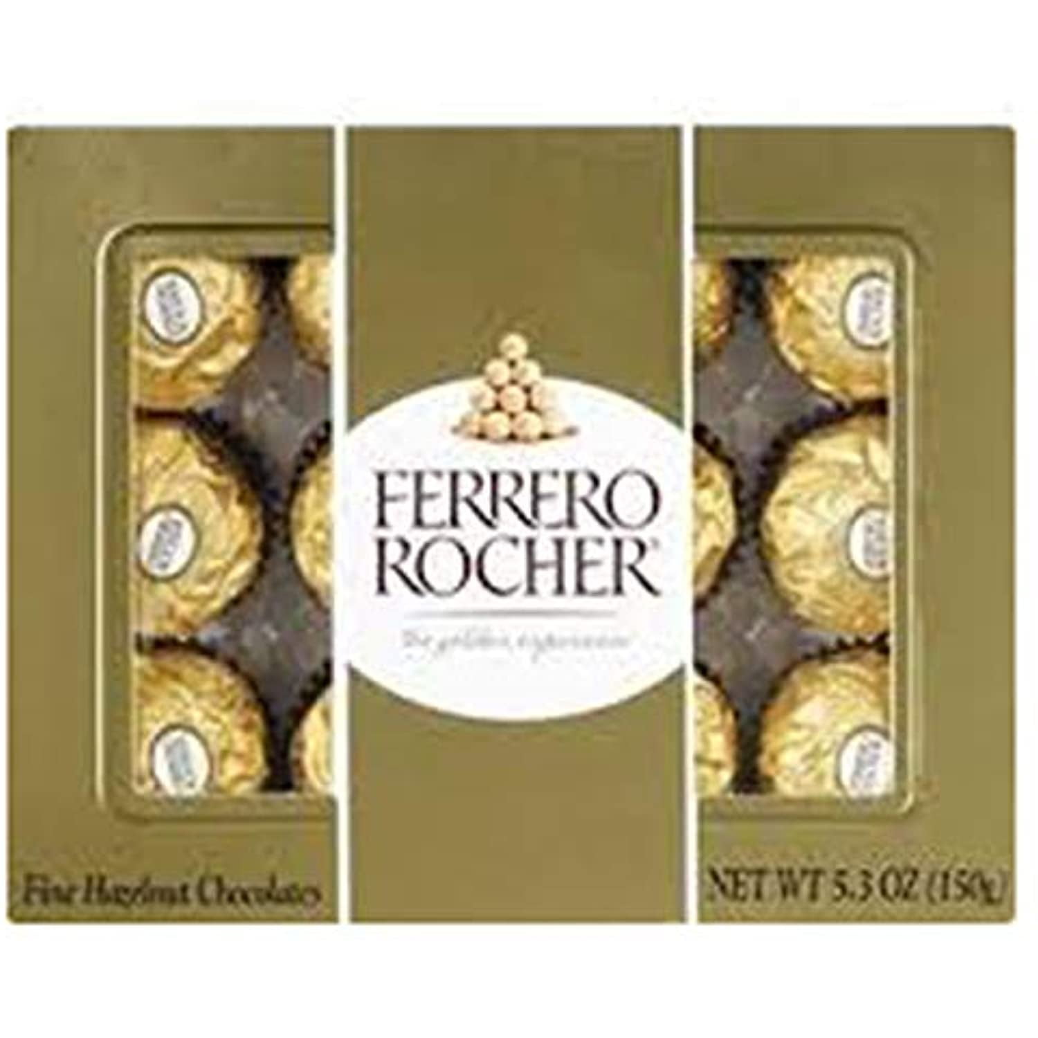 Buy Ferrero Rocher Fine Hazelnut Chocolate 5.3Oz Online at Lowest Price