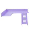 thumbnail image 1 of 1pc L-shaped Wooden Hamster Cage Climbing Ladder Hamster Playing Stand Platform, 1 of 8