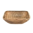 thumbnail image 3 of Functional Square Shaped Mango Tree Wood Serving Dish or Fruit Bowl, 3 of 4
