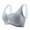 Gray, variant on Jsaierl Womens Bras Plus Size Push Up T-shirt Bras Cotton Sexy Bralettes Cozy Breathable Full Figure Bras