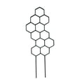 thumbnail image 1 of Enrejado para plantas trepadoras, enrejado de jardín inoxidable, soporte decorativo para plantas en maceta, enrejado para Monstera, hiedra, pothos y enredadera., 1 of 7