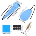 thumbnail image 2 of HAMPPLIES 1 Set Sax Cleaning Cloth Flute Cleaning Brush for Wind Instruments Music Practice, 2 of 5