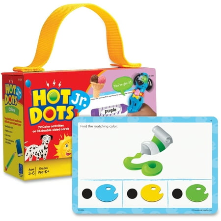 Geosafari Card Set - Hot Dots, EII2354, Jr. Colors Card Set, 36, Multi