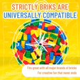 thumbnail image 5 of Strictly Briks Building Blocks Starter Kit - Colorful 2x4 Brick Set - Imagination Boost with Building Toy - Compatible with Lego - 96 Pieces, Ages 3+, 5 of 7