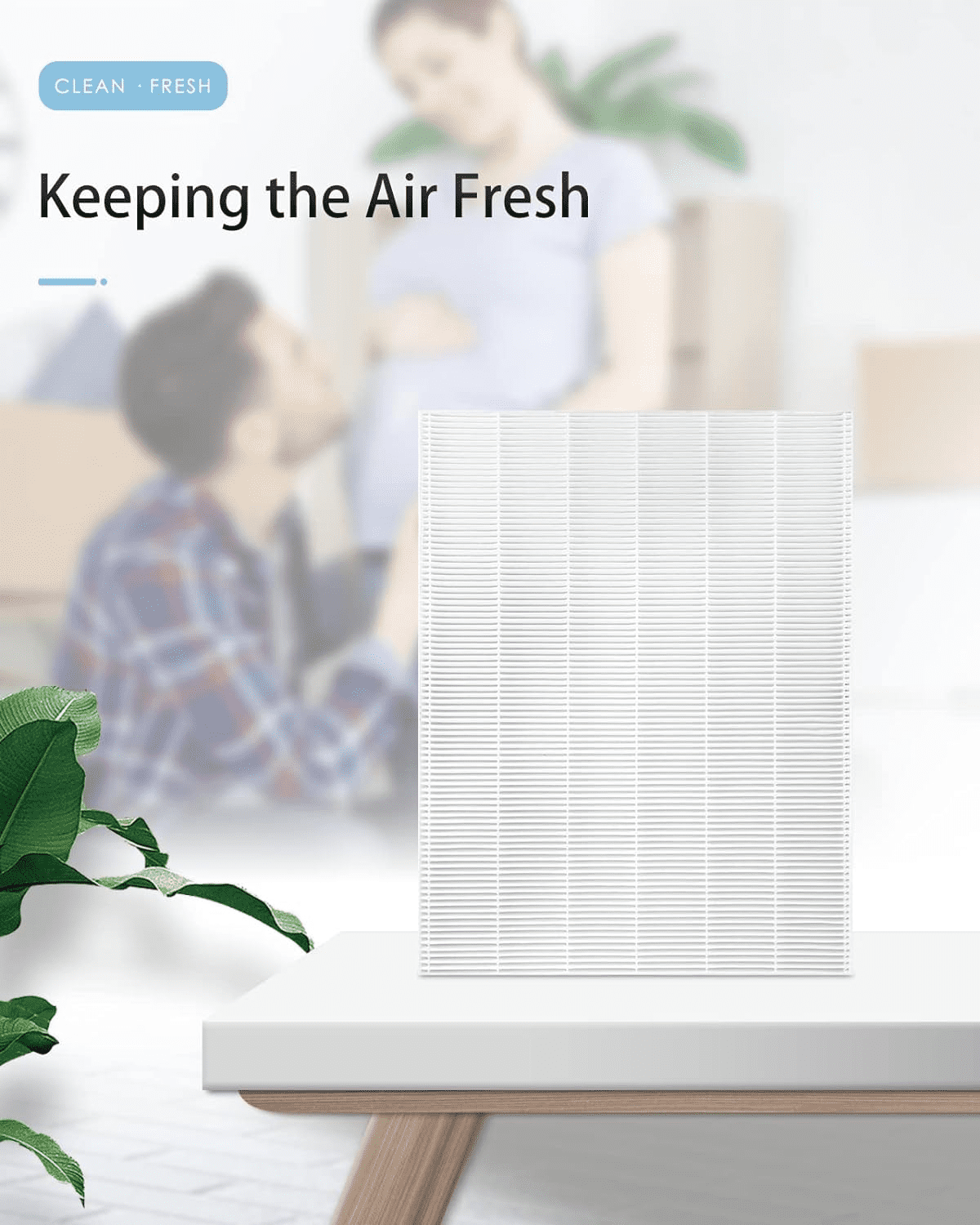 4-Pack 115115 Replacement HEPA Filter A for Winix C535, 5300-2, P300, 5300, 6300, 6300-2, AM90, C909, 9800, Repalce 115115
