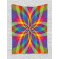thumbnail image 1 of Geometry Tapestry, Abstract Psychedelic Inspired Art with Creative Floral Motley Motifs Concept, Wall Hanging for Bedroom Living Room Dorm Decor, 40W X 60L Inches, Multicolor, by Ambesonne, 1 of 2