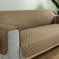 thumbnail image 4 of DONGPAI Sofa Slipcover Reversible Sofa Cover Water Resistant Couch Cover with Foam Sticks Elastic Straps Furniture Protector for Pets Kids Children Dog Cat, Camel, 4 of 9