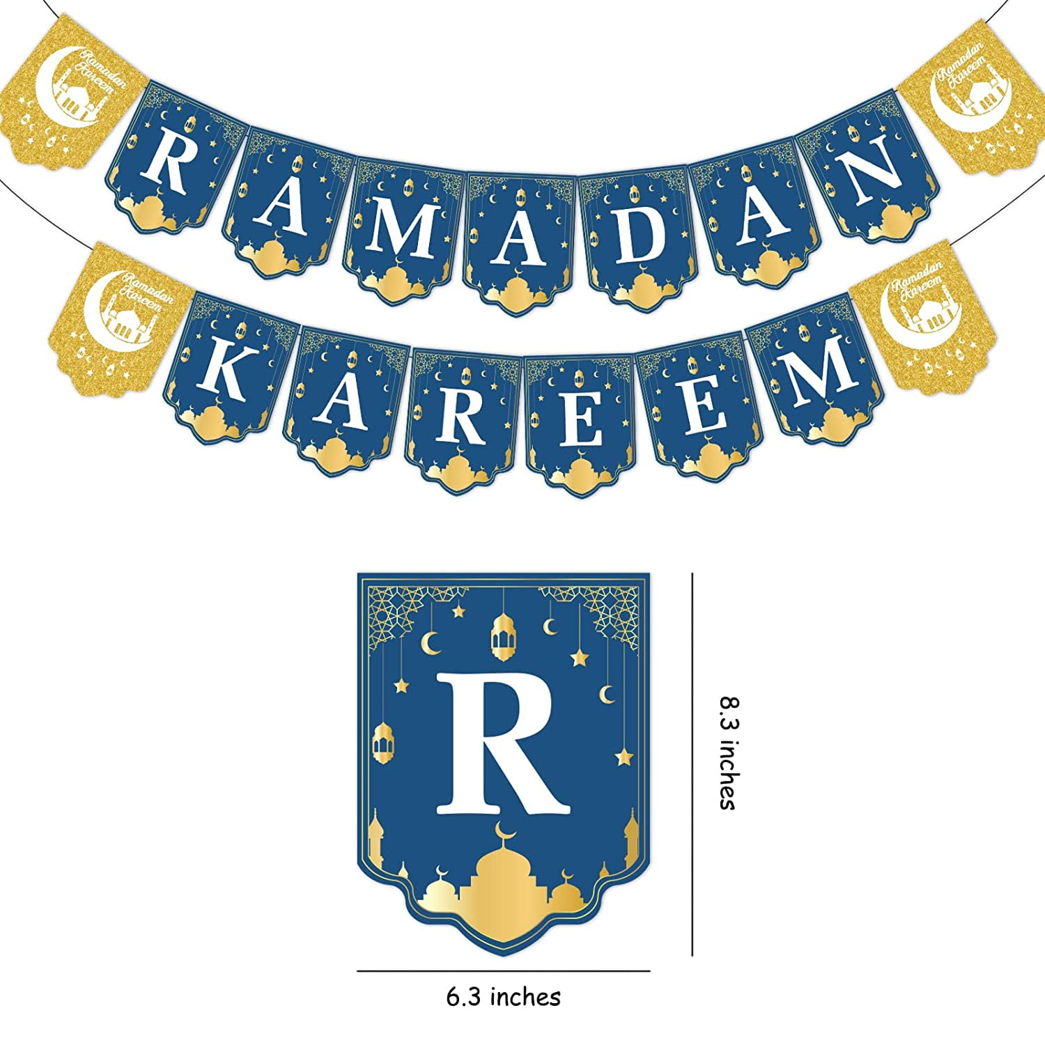 Schuldenaar Laatste schrijven Ramadan Kareem Decorations, Eid Party Decorations with Ramadan Kareem  Banner, Eid Mubarak Balloons, Star Moon Foil Balloon Star Streamers for  Ramadan Home Decoration - Walmart.com