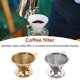thumbnail image 2 of Filtro de café de acero inoxidable, reutilizable, sin papel, para el hogar., 2 of 7