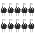 thumbnail image 1 of BRIGHTFUFU 10Ud Adaptador De Cable Micrófono Xlr Macho Negro Conector 3 Para Uso Profesional, 1 of 7