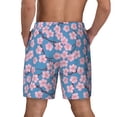 thumbnail image 4 of Balery Orchids Flowers Mens Swim Trunks Swim Shorts for Men Quick Dry Inseam Beach Shorts with Compression Liner Pocket-XX-Large, 4 of 9