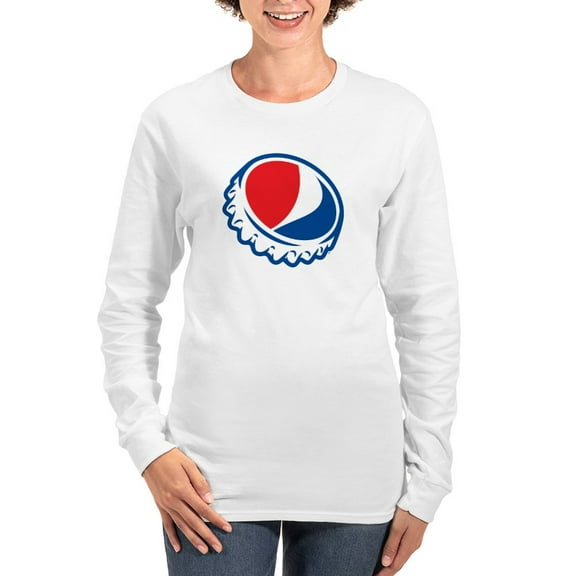 CafePress - Pepsi Modern Women's Long Sleeve T Shirt - Women's Long Sleeve Graphic Casual T-Shirt