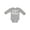 AC-Heather Grey, variant on I Love Mommy Boys or Girls Long Sleeve Baby Bodysuit