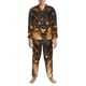 thumbnail image 3 of Balery Cool Black Gold Dragon Pijama para Hombre de Dos Piezas con Manga Larga, Conjunto de Dormir y Descanso Suave con Bolsillos-Small, 3 of 7