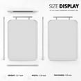 thumbnail image 4 of Cutting Boards for Kitchen – Large Plastic Kitchen Cutting Board, Dishwasher Safe Thick Chopping Board with Juice Grooves, for Meat, Fruits, Veggies, Easy Grip Handle, Non-Slip (White), 4 of 7
