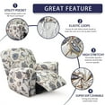 thumbnail image 3 of LKJYER Recliner Slipcover-Stretch Soft Slip Reclining Chair Slipcovers 4 -Pieces Furniture Protector for Recliner with Pocket Fitted Sofa Couch Cover Lazy Boy Chair Cover, 3 of 7